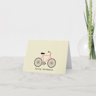 Notecnológicos personalizados de bicicleta rosa