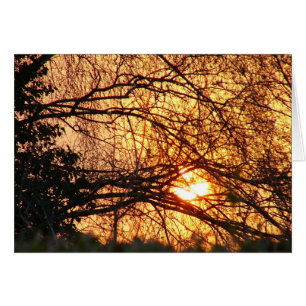 Notelet de la salida del sol