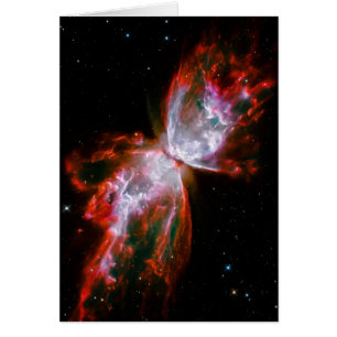 Notelet en blanco - Nebulosa mariposa en Escorpio