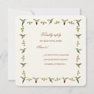 Notepad del marco del colibrí del personalizado