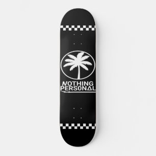 Nothing Personal Skateboard de Rayas a Cuadros