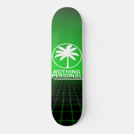 Nothing Personal Synthwave Grid Skateboard