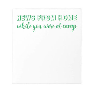 Noticias desde la libreta de casa