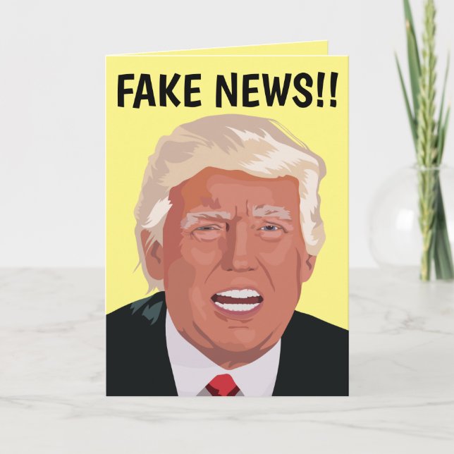 ¡NOTICIAS FALSAS! TARJETAS DE CUMPLEAÑOS DONALD TR (Anverso)