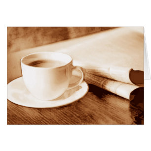 Noticias y café de la mañana