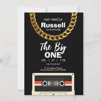 Notoria invitación de un primer cumpleaños