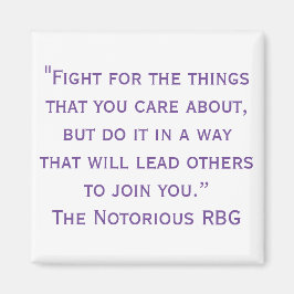 Notorio imán de citas de RBG