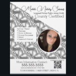 Notorio Mobile Services Photo QR FLYER C<br><div class="desc">Volantes modernos para notorio servicio público</div>