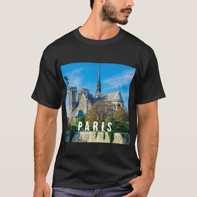 Notre Dame de Paris en la camiseta francesa (Anverso)