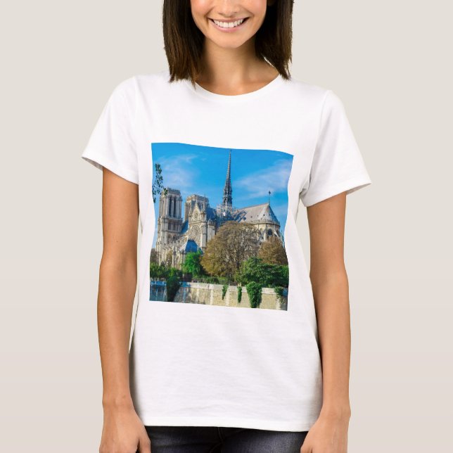 Notre Dame de Paris en la camiseta francesa (Anverso)