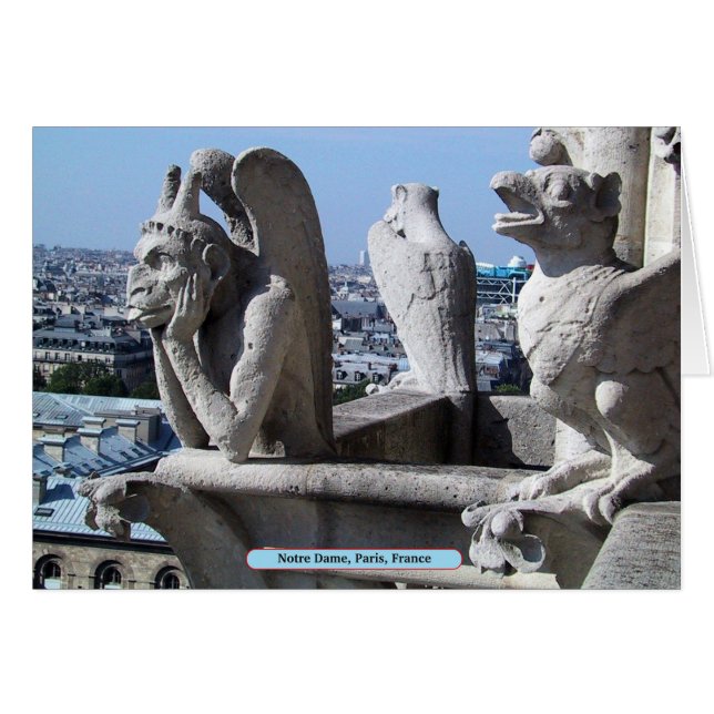 Notre Dame, París, Francia (Anverso (Horizontal))