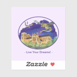 Notre Dame Vinyl Pegatina - Sueños (varios tamaños