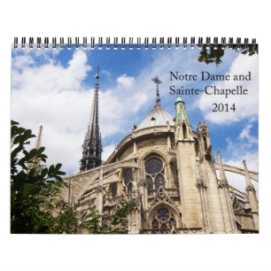 Notre Dame y calendario 2014 de Sainte-Chapelle