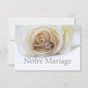 Notre Mariage - invitación a la boda francesa
