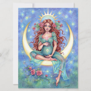 Nova Art Card Recién nacido Moon Mother