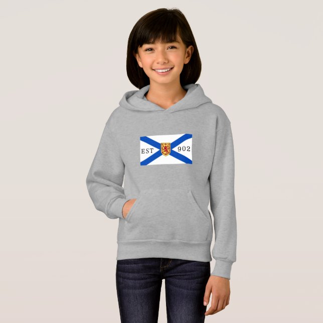 Nova Scotia shirt nova scotia 902 bandera Editable (Anverso completo)