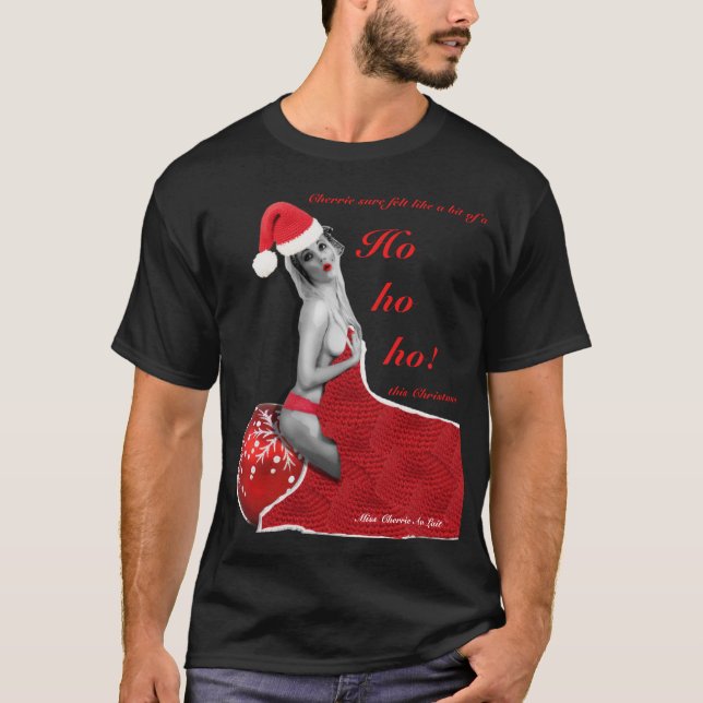Novedad divertida para Navidades camiseta navideña (Anverso)
