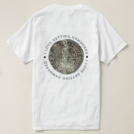 Novedad metalizado detectando camisetas