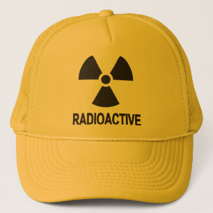 Novedad radiactiva Sombrero Camionero Amarillo