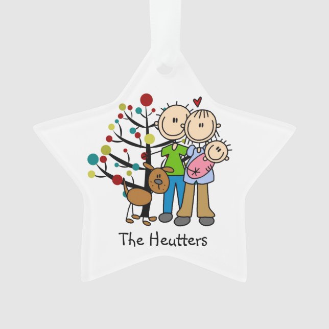 Novedades de padres, bebé, adorno de vacaciones de (Anverso)