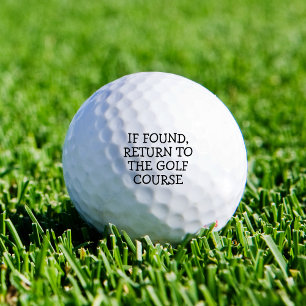 Novedosa Pelota de Golf Perdida Divertida con Fras