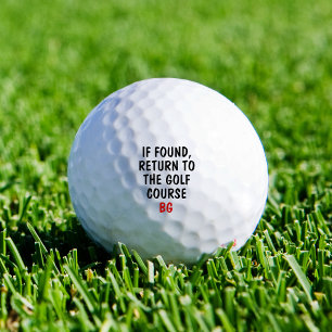 Novela divertida personalizada de pelota de golf p