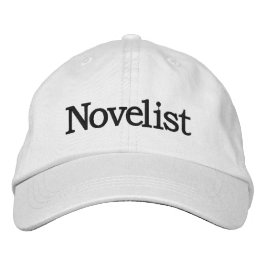 Novelista bordado Gorra para escritores nuevos