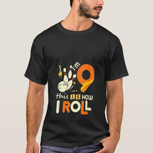 Novena camiseta de cumpleaños número nueve (Anverso)