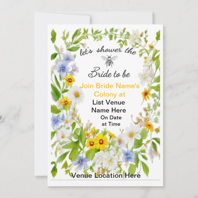 Novia a Bee (Anverso)