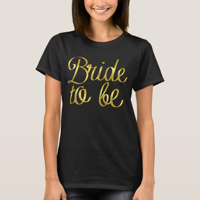 Novia a ser camiseta de soltera (Anverso)