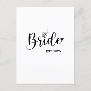 Novia Anuncio de Boda de Primavera 2025 Matrimonio