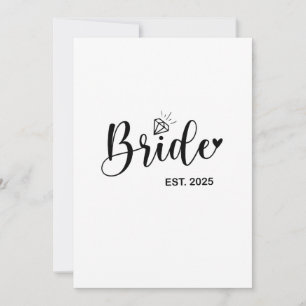 Novia Anuncio de Boda de Primavera 2025 Matrimonio