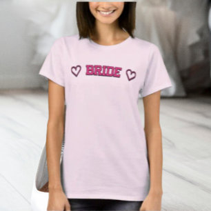 ♡ NOVIA ♡ – Camiseta de boda y despedida de solter