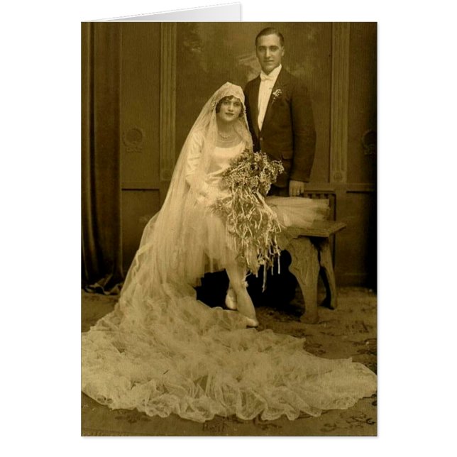 Novia casera y novio (Frente)