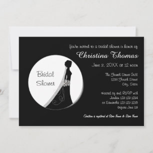 Novia círculo - Invitación a la fiesta de soltera