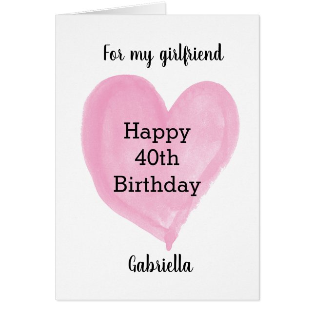 Novia de cumpleaños número 40 (Frente)