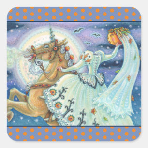 NOVIA DE FESTIVAL DE DORMIR, PEGATINAS DE UNICORN