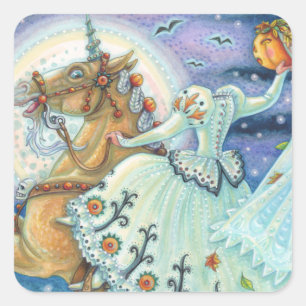 NOVIA DE FESTIVAL DE DORMIR, PEGATINAS DE UNICORN