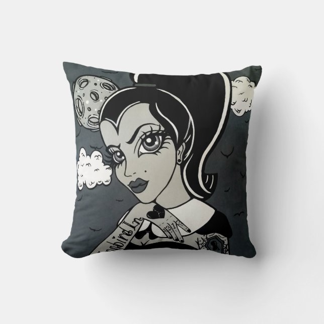 "Novia de la almohada de tiro de Eddie Munster (Anverso)