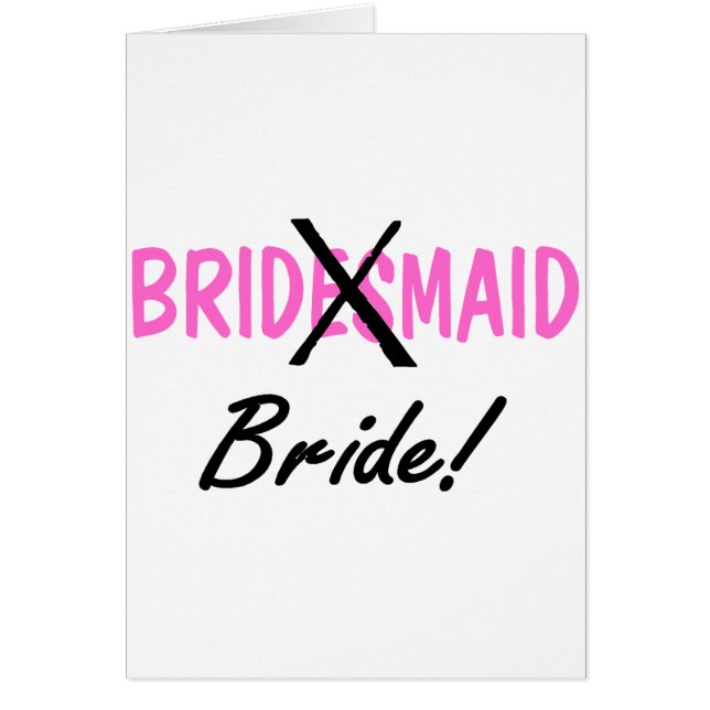 Novia de la dama de honor (Frente)