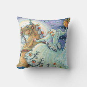 NOVIA DEL FLOJO DE DORMIR, COJÍN DECORATIVO DE HAL