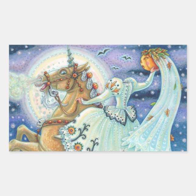 NOVIA DEL FLOJO DE SUEÑO, PEGATINAS DE UNICORN SHE (Anverso)