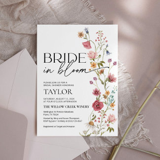 Novia en Flor | Invitación a la Fiesta de Despedid
