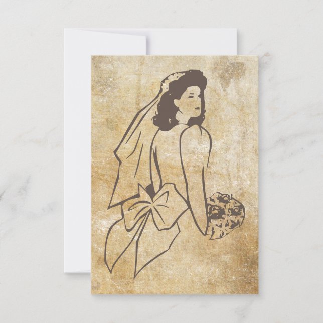 Novia en Grunge Marrón (Anverso)