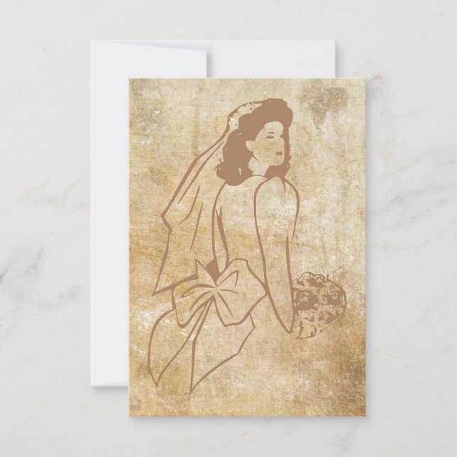 Novia en Grunge Marrón (Anverso)