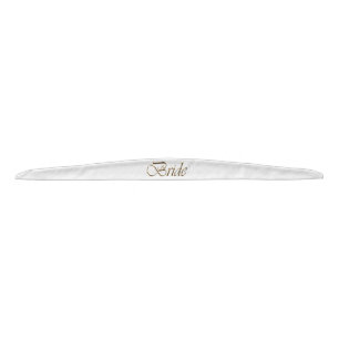 Novia, escritura dorada moda elegante blanco
