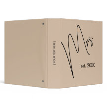 Novia moderna | Beige + guión negro