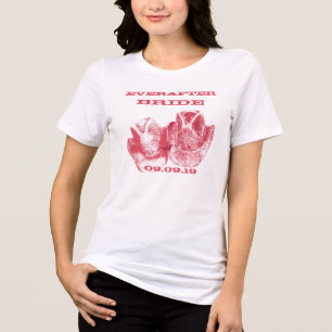 Novia Novia Vaquera Después De Camisetas Bodas