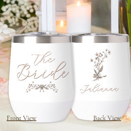 Novia Personalizada Flores Silvestres Rústicas