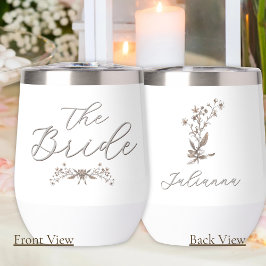 Novia Personalizada Rustica Flores Silvestres